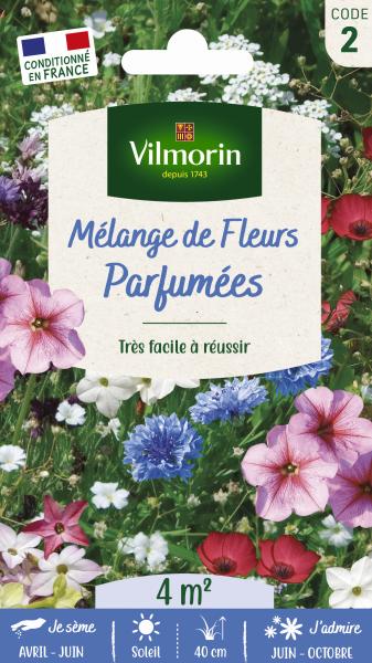 Mélanges de fleurs - Fleurs Parfumées - 4 m² - Mélange de fleurs - face recto